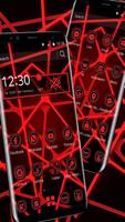 Cool Red Black Threads Theme Screenshot 2