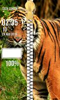 Zipper Lock Screen – Tigers screenshot 3