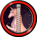 Écran de fermeture à glissière - licorne APK