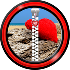 Zipper Lock Screen – Valentine icon