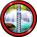 Zipper Lock Screen – Waterfall APK