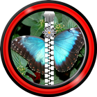 Zipper Lock Screen – Butterfly icon