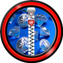 Cremallera pantalla de bloqueo - diamantes APK