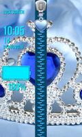 Zipper Lock Screen – Diamonds ภาพหน้าจอ 3