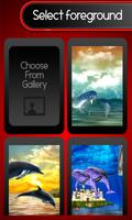 Zipper Lock Screen – Dolphins syot layar 2