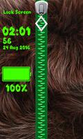 Zipper Lock Screen – Fur ภาพหน้าจอ 3