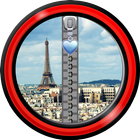 Zipper Lock Screen – Paris আইকন