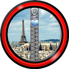 آیکون‌ Zipper Lock Screen – Paris