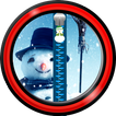 Zipper Lock Screen – Snowman