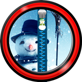 Zipper Lock Screen – Snowman icon