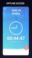 Time in Korea, KST Korean Standard Time โปสเตอร์