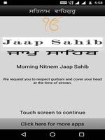 Jaap Sahib Audio with lyrics Plakat