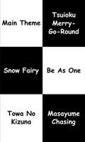carreaux de piano - Fairy Tail Affiche