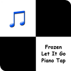 telhas de piano Frozen Let It ícone
