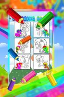Pony Unicorn Coloring For Kids capture d'écran 2