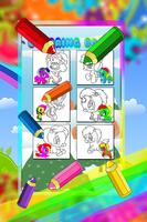 Pony Unicorn Coloring For Kids تصوير الشاشة 2