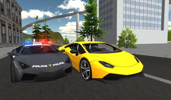 3 Schermata Police Car Stunt Race Driving Simulator 3D