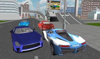 2 Schermata Police Car Stunt Race Driving Simulator 3D
