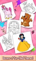 Little Princess Coloring Kids Book - Girls Games! capture d'écran 1