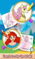 Little Princess Coloring Kids Book - Girls Games! capture d'écran 2