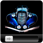 Royal Blue Car HD GO Locker icône
