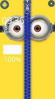 Mini Banana Zipper Lock Screen Plakat