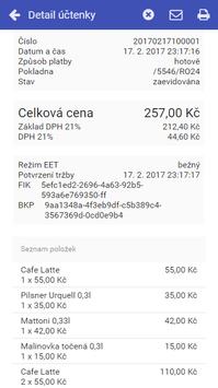 EET CoolPokladna.cz screenshot 2