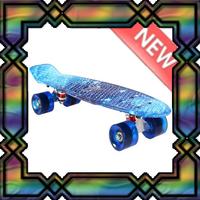 Cool Skateboard Design Affiche