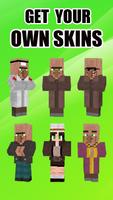 Villager Cool Skins for MCPE 2018 Affiche