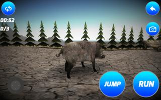 Wild Boar Simulator Ekran Görüntüsü 3