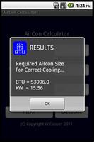 Air Conditioner Calculator UK captura de pantalla 2