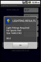 Lighting Calculator ảnh chụp màn hình 2