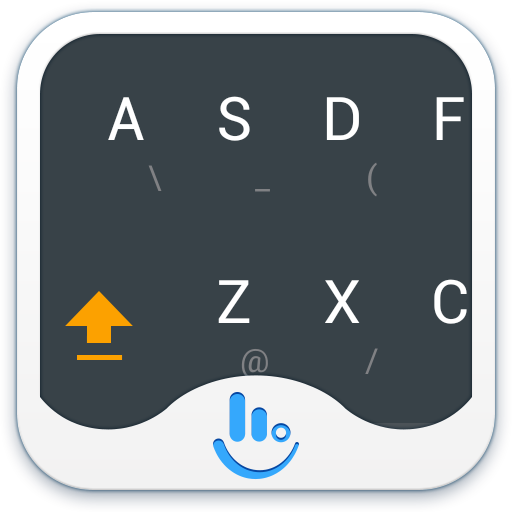TouchPal Droid L Orange Theme