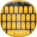 Emoji Gold Teclado icono