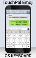 TouchPal Emoji OS Phone Theme captura de pantalla 1