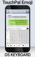 TouchPal Emoji OS Phone Theme capture d'écran 3