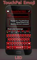 پوستر Emoji Red Keyboard