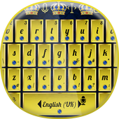 Emoji Royal Gold Keyboard icon