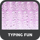 Purple Water Keyboard Theme icône
