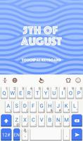 5th Of August Keyboard Theme Affiche