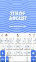 5th Of August Keyboard Theme plakat