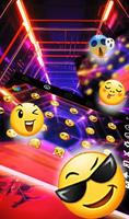 3D Neon Red Hologram Keyboard Theme screenshot 3