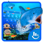 3D Ocean Shark ikon