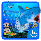 3D Ocean Shark 아이콘