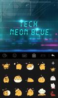 Tech Neon Blue 스크린샷 2