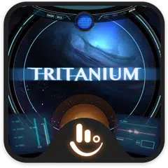 Скачать Cool Tritanium Keyboard Theme APK