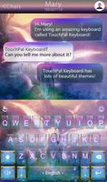 Mythic Unicorn Keyboard Theme ảnh chụp màn hình 1