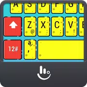 Yellow Cute Sponge Keyboard Theme