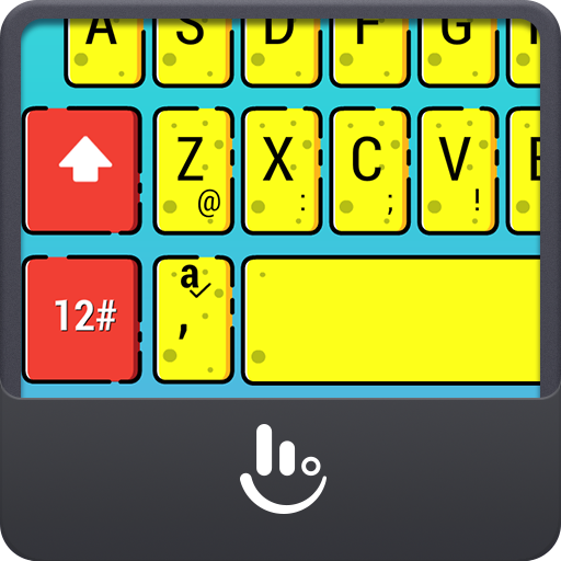 Yellow Cute Sponge Keyboard Theme