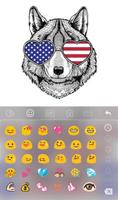 American Wolf Keyboard Theme تصوير الشاشة 3